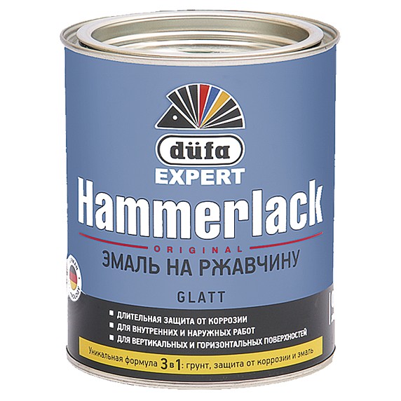 Эмаль на ржавчину «Hammerlack» GLATT 2,7 кг